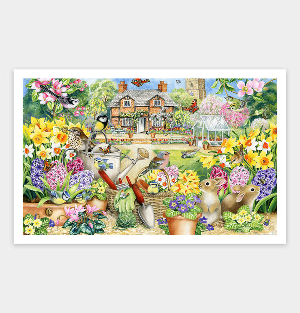Pintoo 900 Piece Jigsaw Puzzle - Jacek Yerka Four Seasons Art, Plastic No-Dust Puzzle For Adults
