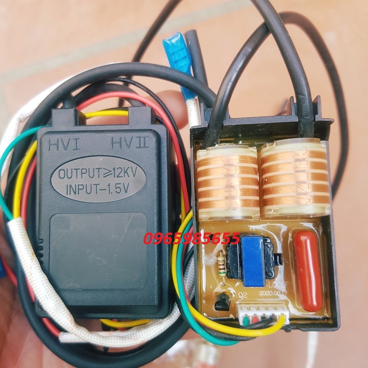 Bộ 1 IC 2 lò điện tử đánh tia lửa điện bếp gas âm đa năng | Ic đánh lửa bếp ga 2 lò 1,5v | Ic đánh lửa | Ic đánh lửa bếp gas