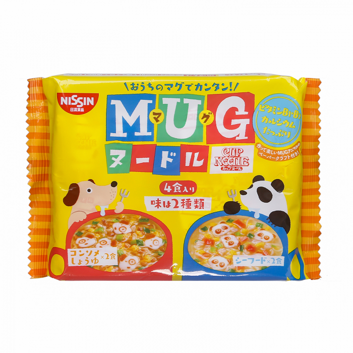 Mì Mug Nissin‎ Nhật Bản ăn dặm cho bé trên 1 tuổi