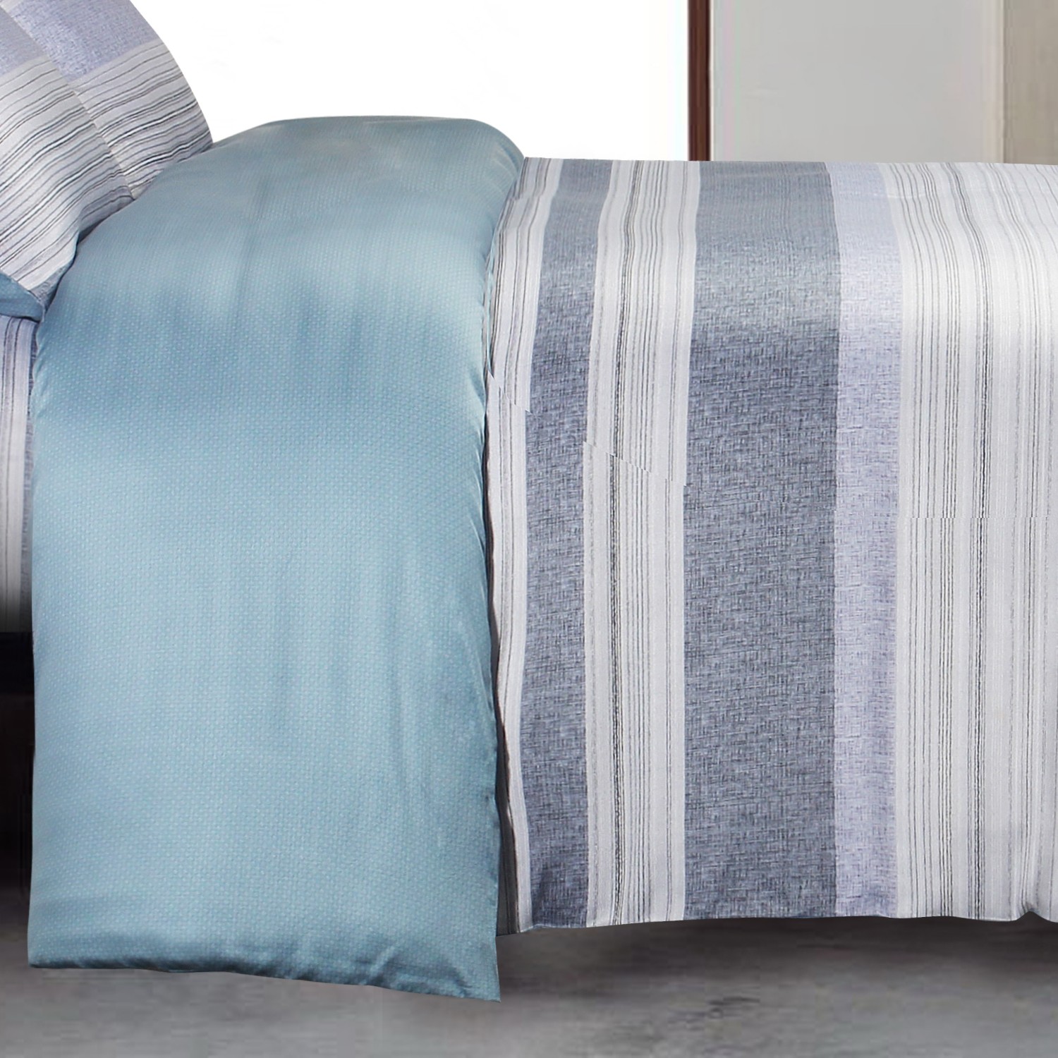 Eurotex Mod Living, 1200 Thread Count, 100% TENCEL™ Fibers, Fitted Bedsheet Set / Bedset, Dylan