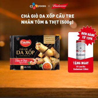 Chả giò da xốp Cầu Tre Tôm thịt 400g