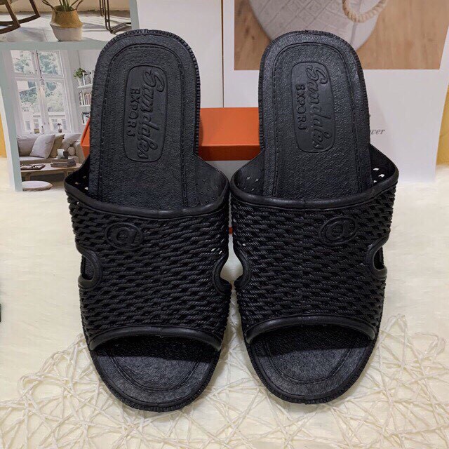 Dép tổ ong đen size 40-46/nam-nữ