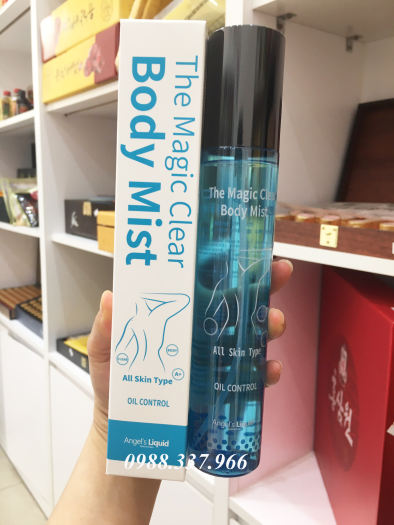 XỊT GIẢM MỤN THE MAGIC CLEAR BODY MIST HÀN QUỐC