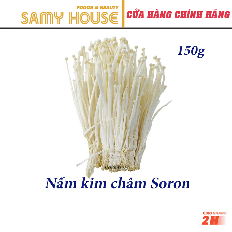 [Samy Food] [HCM SHIP 2H] Nấm Kim Châm Tươi 200g