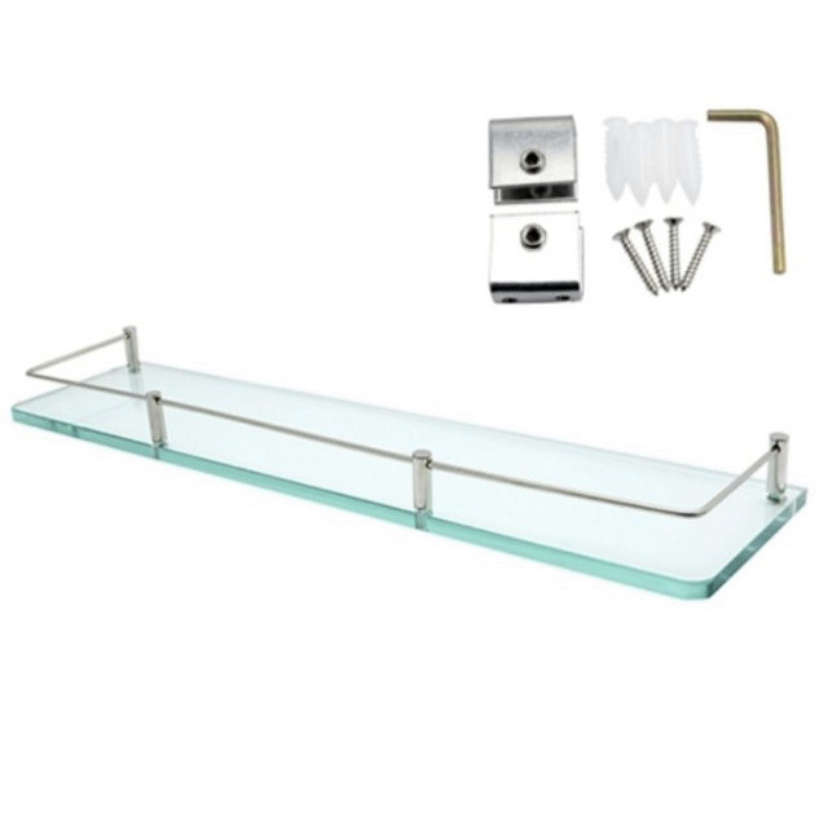 Kệ kính phòng tắm inox 201, inox 304 - kệ gương - kệ kính nhà tắm