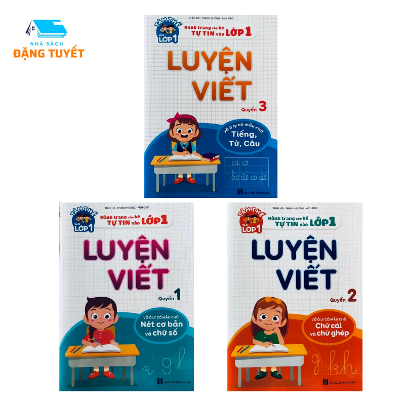 Sách - combo 3 cuốn luyện viết - tâm thế vào lớp 1