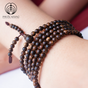 Chuỗi Vòng Trầm Hương 216 Hạt Phước Khang