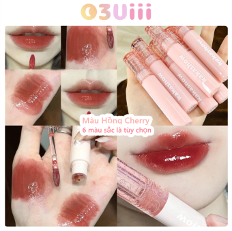 Dầu Dưỡng Môi Chống Thấm Nước Tạo Hiệu Ứng Gương Hồng Hào Màu Hồng Cherry SXY483