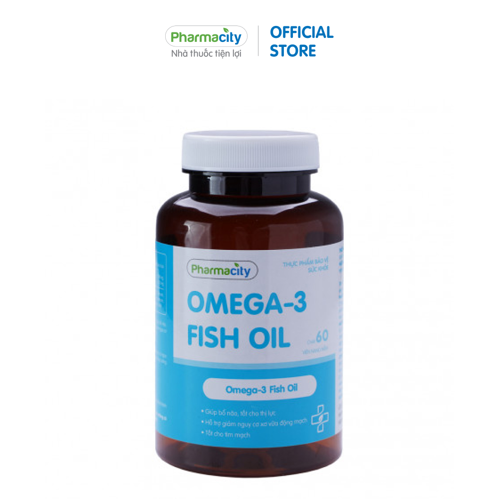 Thực phẩm bảo vệ sức khỏe Omega-3 Fish Oil Chai 60 viên