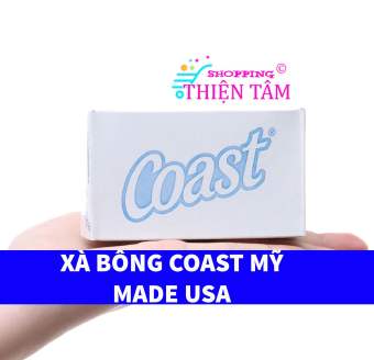 XÀ BÔNG CỤC COAST HỘP TRẮNG HÀNG Made USA MỸ 113g