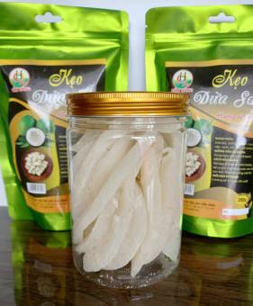 Mứt Dừa Sáp Loại 2 Mứt Ngắn