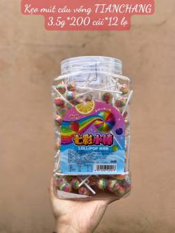 Kẹo Mút Hình Nhí Hộp 200 Cái - Quà Tặng Bé Yêu