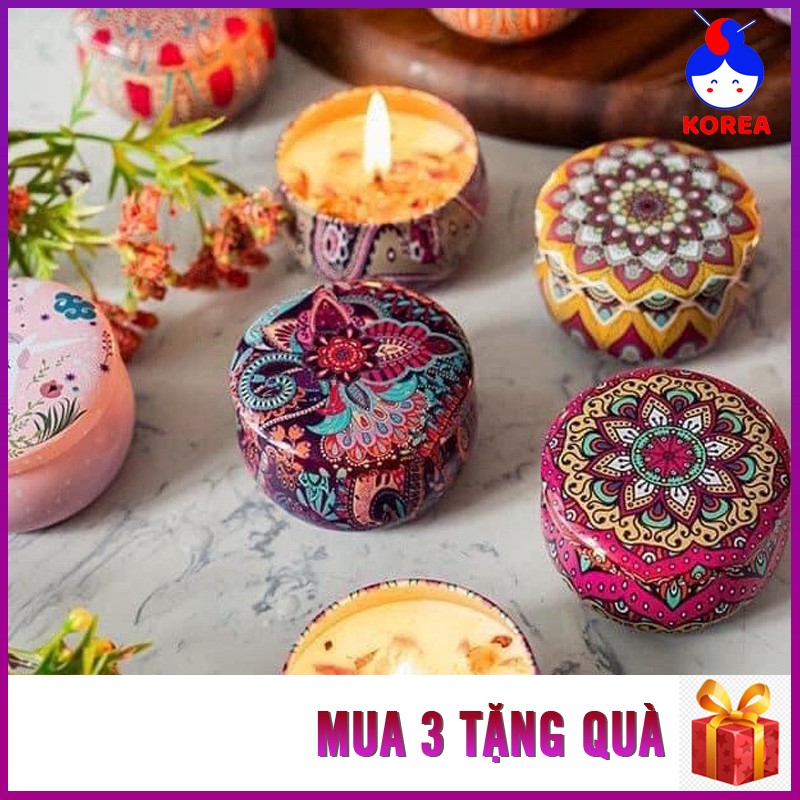Nến thơm hoa khô tự nhiên hàng nhập khẩu, sáp thơm cao cấp 9 STORE nến thơm phòng ngủ, tinh dầu Thư Giãn, giảm Stress