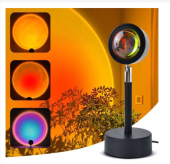 Đèn Led Tiktok Hoàng Hôn, Cầu Vồng, Mặt Trời - Đèn Sống Ảo 4 Màu Trang Trí Phòng Ngủ, Chụp Ảnh, Quay Video,Đèn Led Ánh Cầu Vồng Ánh Hoàng Hôn Rose - Blackpinkk