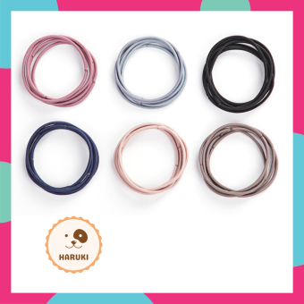 Set 100 Dây Chun Buộc Tóc Hàn Quốc Đủ Màu - Sakuya Cosmetics