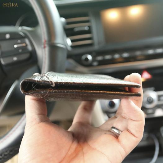 Ví Nam / Bóp Nam  Ví Da Nam / Bóp Da Nam Giá Tận Xưởng Có 3 Ngăn Lớn 1 Khóa Kéo 7 Ngăn Nhỏ Bỏ Vừa Tất Cả Các Loại Giấy Tờ, Bảo hành 24 tháng, thương hiệu Heika