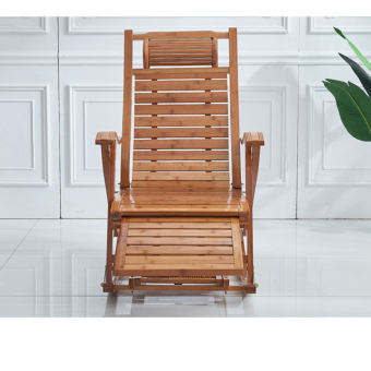 Ghế Tre Bập Bênh Thư Giãn Loại Cao Cấp Đa Chức Năng, Gấp Gọn Thông Minh, Có Bàn Gác Chân Mát Xa, Ngả Nhiều Cấp Độ Đa Chức Năng (Kèm Đệm Ngắn/Đệm Dài), Ghế Bập Bênh, Ghế Thư Giãn Tại Nhà Có Thể Đặt Kèm Đệm