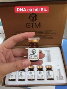 Lẻ 1 lọ DNA GTM GOLD CELL cá hồi 8% căng bóng trắng sáng trẻ hóa da 3.3ml