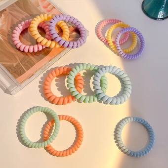 Dây cột tóc lò xo xoắn nhựa nhiều màu thời trang Hàn Quốc - Phụ Kiện Sarah D10