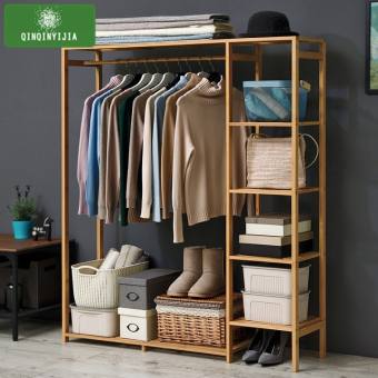 Tủ treo quần áo gỗ tre cao cấp,90x30x145cm, Tủ quần áo, Giá treo quần áo, Cây treo quần áo, kệ treo quần áo