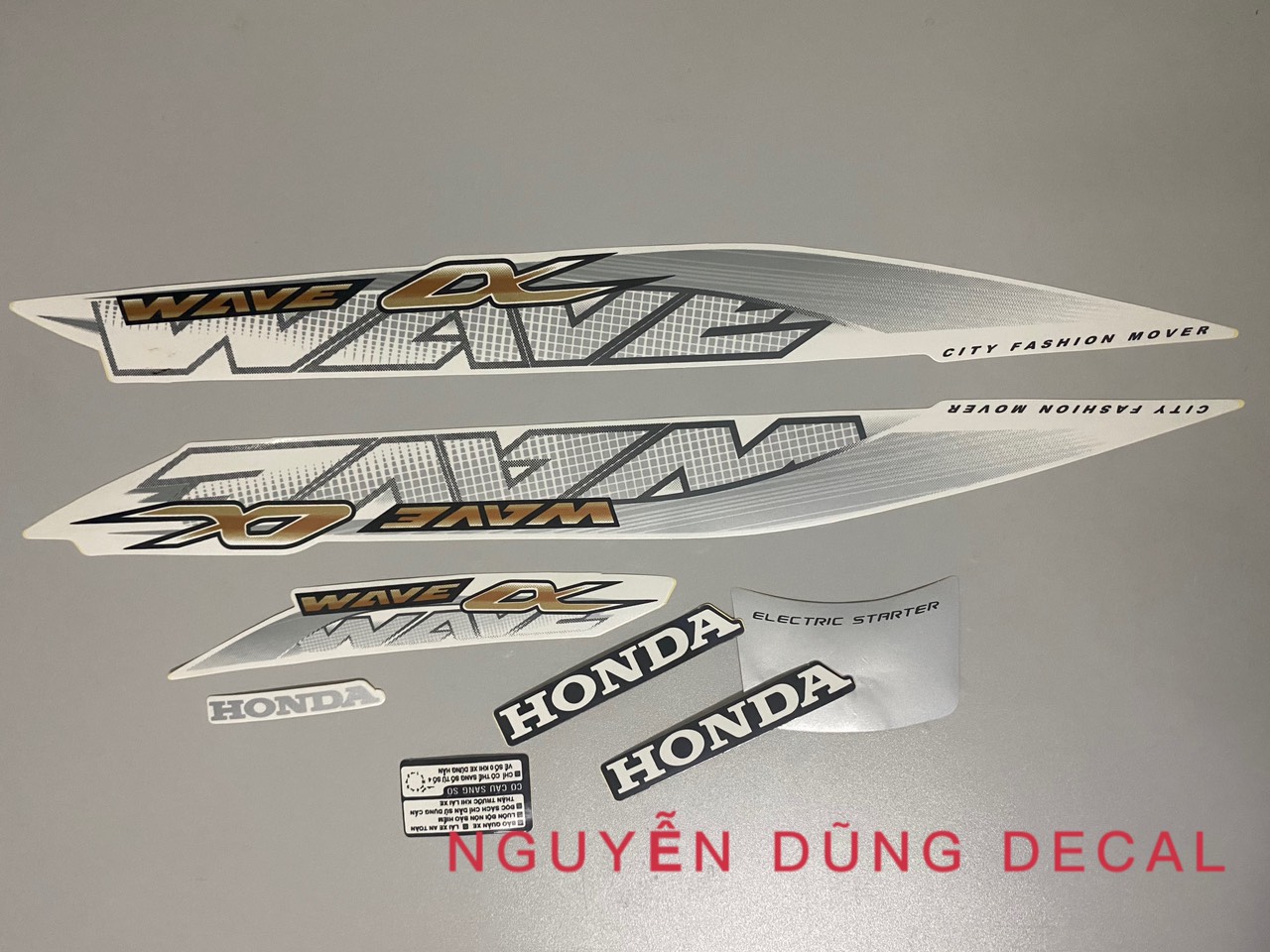 Tem wave anpha màu trắng đời 2013-14