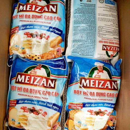 Sỉ 1 thùng bột mì meizan, 10 gói bột mì meizan 1kg