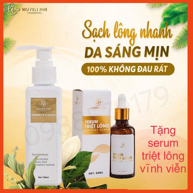 [MUA 1 TẶNG 1] Kem tẩy lông Huyền Phi 120ml triệt lông vĩnh viễn, đánh bay mọi loại lông, an toàn không đau rát- TẶNG KÈM Serum Ức Chế Mọc Lông Huyền Phi LECARO LCR