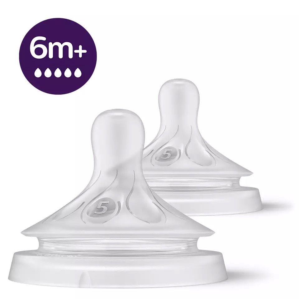 Núm ti avent natural đủ size 0/1/2/3/4 cho bé