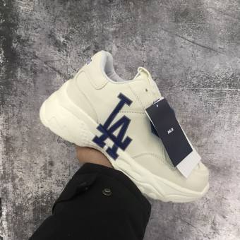 Giày độn đế MLB LA HOT trend nam nữ, Giày thể thao sneaker MLB LA dùng tập gym,chạy bộ,đi học