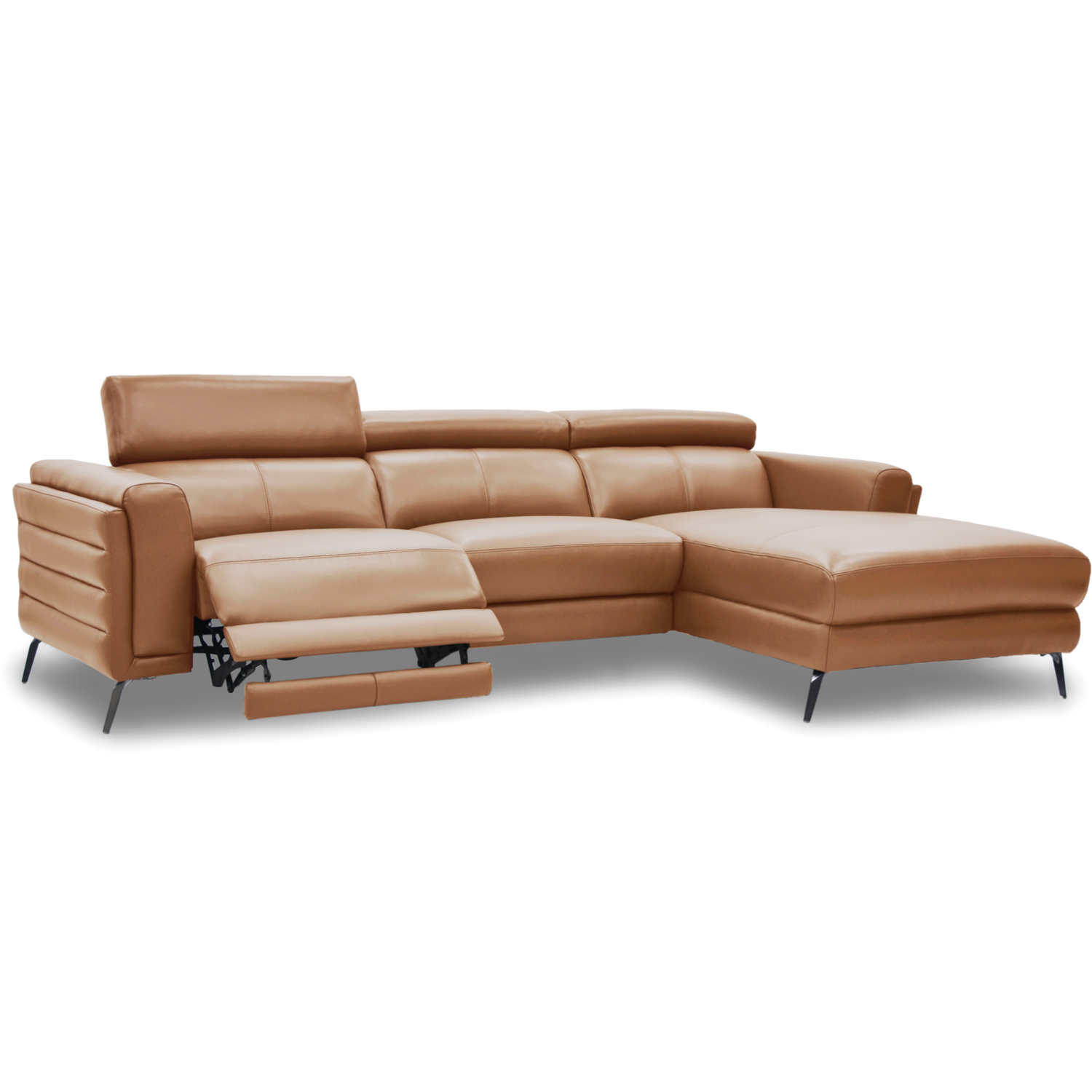 Power Recliner & Adjustable Headrest L-Shaped Sofa 3475 · v3