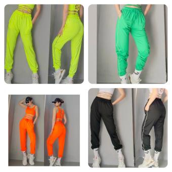 Quần Jogger Sọc Quần Dài Thể Thao Nữ Tập Gym Yoga Cao Cấp Nhiều Màu