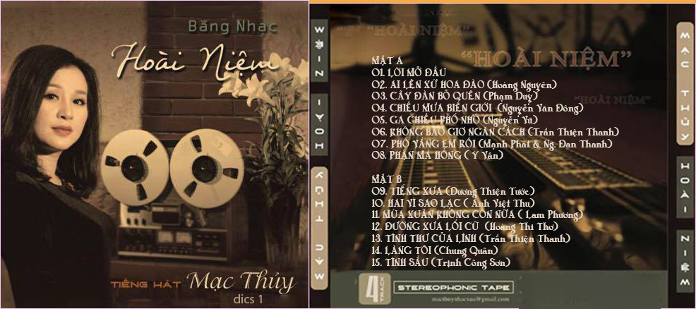 [Đăk Lăk ] Combo 10CD đĩa nhạc Mạc Thủy 1-2-3-4-5 (Mỗi album 2CD)