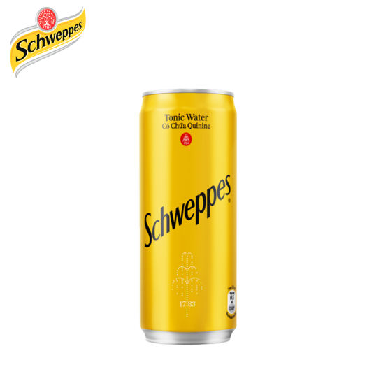 THÙNG 24 LON NƯỚC SODA TONIC WATER SCHWEPPES 320ML