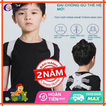 đai chống gù lưng thông minh trẻ em, người lớn chống gù lưng, cong lưng - Bảo Hành 24 Tháng
