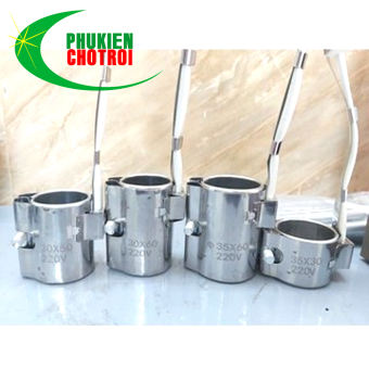 Vòng nhiệt máy ép nhựa phi 40x40mm 220V
