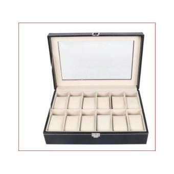 Hộp Đựng Đồng Hồ 12 Ngăn Vỏ Da