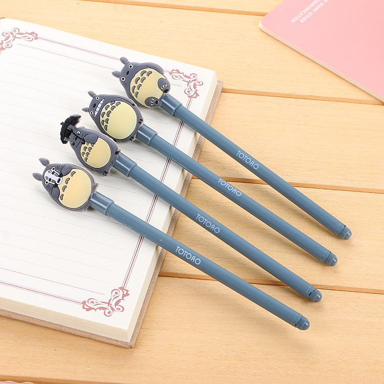 Bút gel nước mực đen, bút totoro đáng yêu 0.5mm