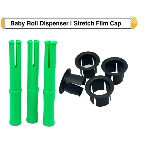 Stretch Film Cap / Baby Roll Dispenser