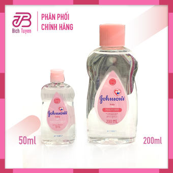 Dầu massage dưỡng ẩm em bé Johnsons Baby Oil 50ml - 200ml - Johnson - Johnson's baby - Dầu Masage Johnson baby - Gohnson