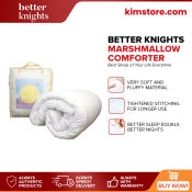 Better Knights Marshmallow Comforter: Hypoallergenic Microfiber Bedding (KIMSTORE