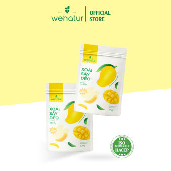 Combo 2 Gói Xoài Sấy Dẻo Nguyên Miếng we'natur 100g