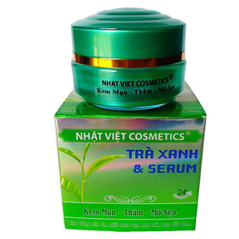 Kem Trà Xanh Mụn Xóa Thâm Mờ Sẹo nhật việt (13g)