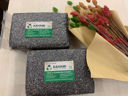 [Hữu cơ]- Gạo lứt tím thảo dược Kahami - 2kg