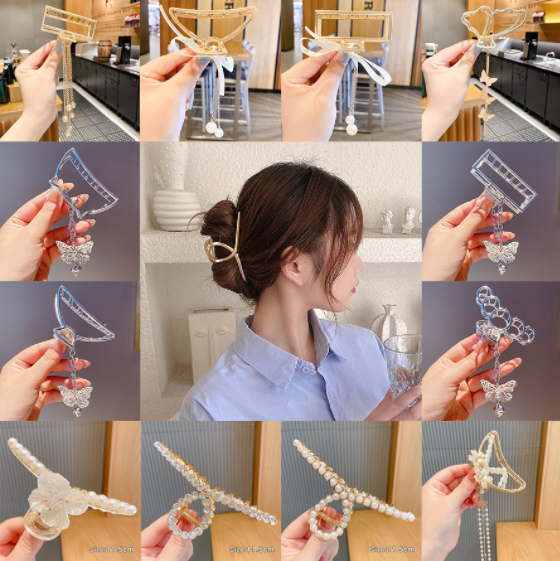 Kẹp tóc độc đáo phong cách Hàn Quốc - kiểu phá cách xinh xắn