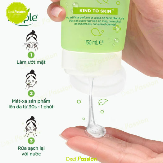 Combo Bộ Dưỡng Da Simple Cho Da Dầu, Mụn, Nhay Cảm Chính Hãng (Nước Tẩy Trang, Sữa Rửa Mặt, Toner, Kem Dưỡng)