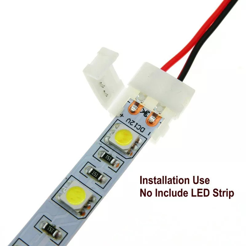 Đầu Kẹp Dây Led Dán 2835,5050,3014 Bản 8mm
