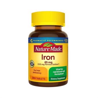 Bổ sung sắt Nature Made Iron 65mg.