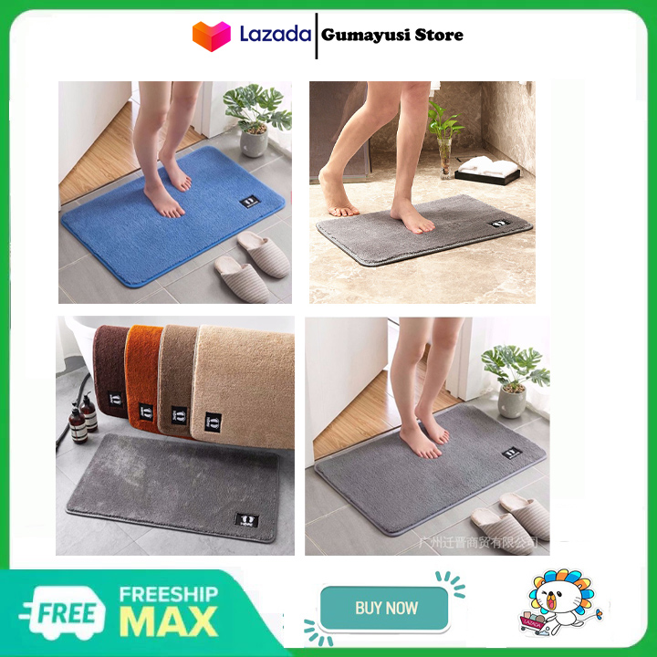 [combo thảm lông cừu]Thảm Chùi Chân Thầm nước - Chống Trơn - Sang Trọng Phong Cách Hàn Quốc 3D.Thảm chùi chân lông cừu Hàn Quốc cao cấp loại