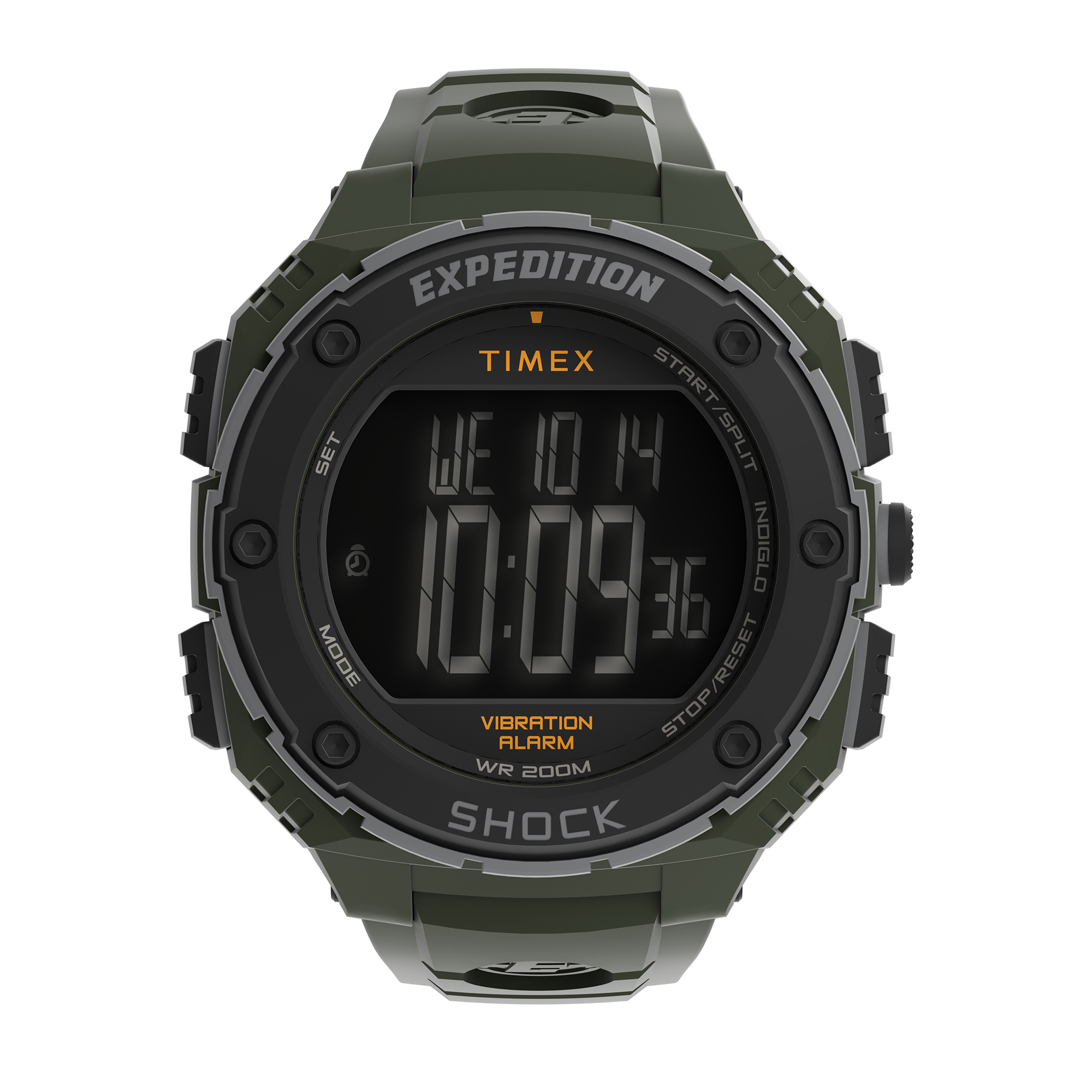 Timex 50mm Men's Expedition Shock XL Rugged Digital Watch - Green Stra