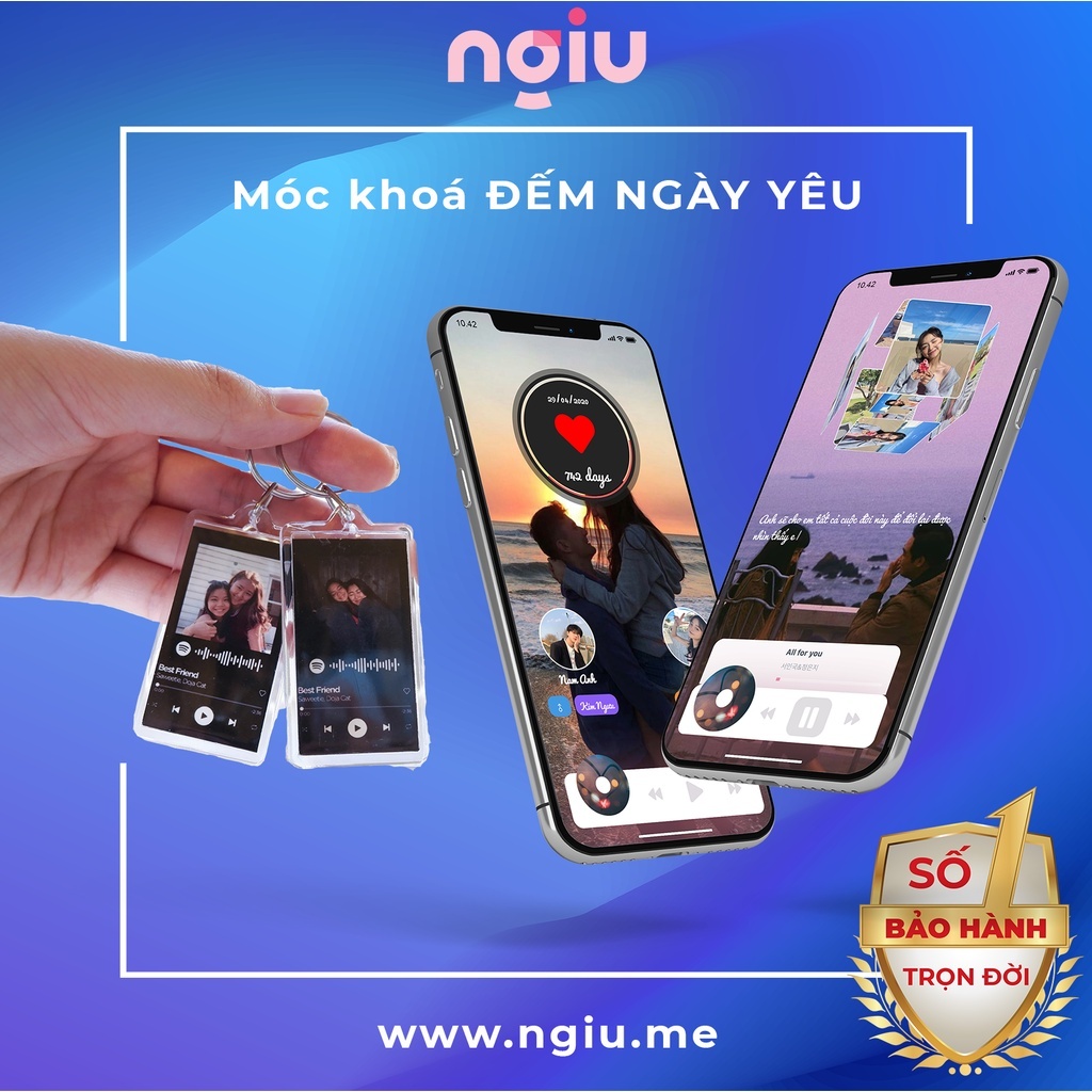 Móc khóa thông minh, món quà tặng vô cùng độc đáo giúp đếm ngày kỷ niệm và nghe bản nhạc yêu thích